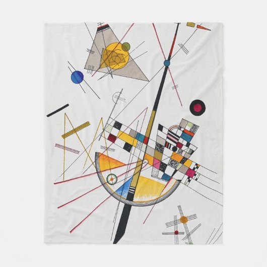 Delicate Tension No.85, Wassily Kandinsky Fleece Deken (Voorkant)