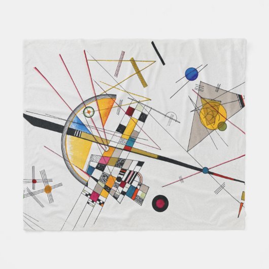 Delicate Tension No.85, Wassily Kandinsky Fleece Deken (Voorkant (Horizontaal))