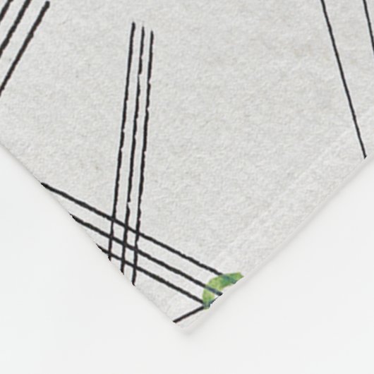 Delicate Tension No.85, Wassily Kandinsky Fleece Deken (Hoek)