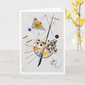 Delicate Tension No.85, Wassily Kandinsky Kaart (Gele Bloem)