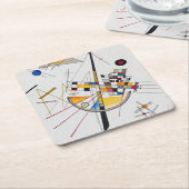 Delicate Tension No.85, Wassily Kandinsky Kartonnen Onderzetters (Schuin)