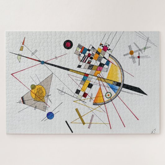Delicate Tension No.85, Wassily Kandinsky Legpuzzel (Horizontaal)