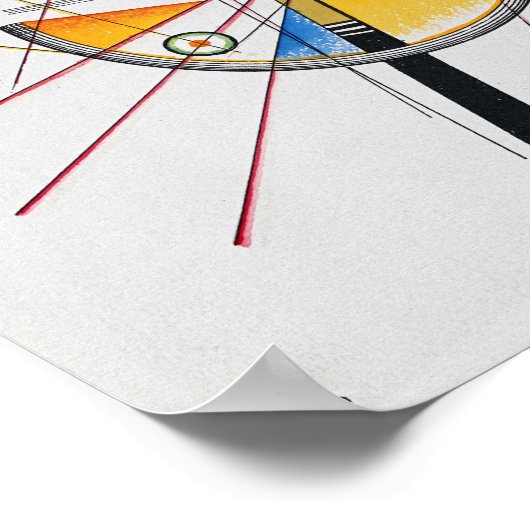 Delicate Tension No.85, Wassily Kandinsky Poster (Hoek)