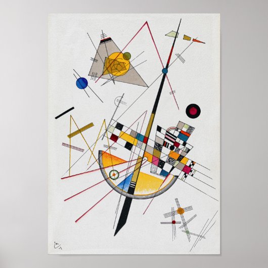Delicate Tension No.85, Wassily Kandinsky Poster (Voorkant)
