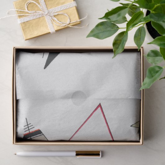 Delicate Tension No.85, Wassily Kandinsky Tissuepapier (Geschenk)