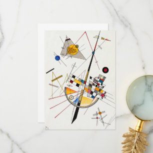 Delicate Tension, nr. 85 van Wassily Kandinsky Bedankkaart