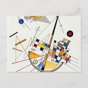 Delicate Tension, nr. 85 van Wassily Kandinsky Briefkaart
