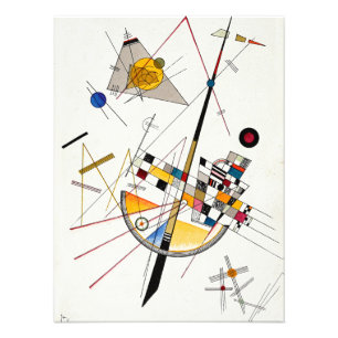 Delicate Tension, nr. 85 van Wassily Kandinsky Foto Afdruk