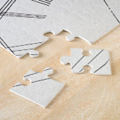 Delicate Tension, nr. 85 van Wassily Kandinsky Legpuzzel (Zijkant)