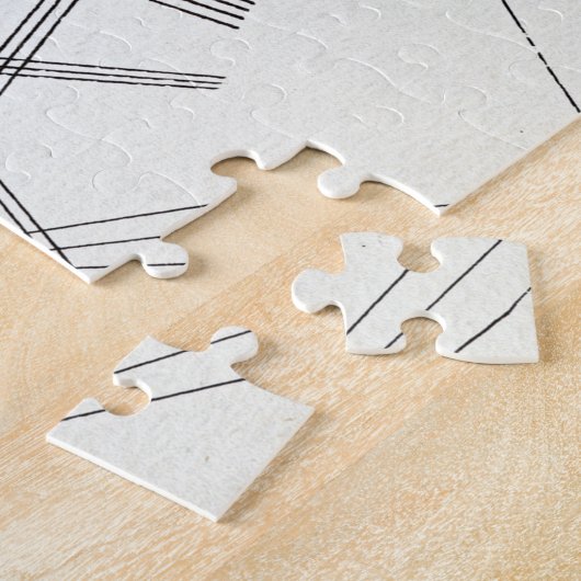 Delicate Tension, nr. 85 van Wassily Kandinsky Legpuzzel (Zijkant)