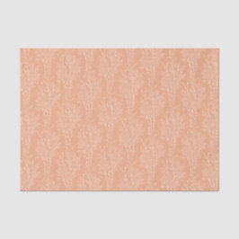 Delicate Tossed Floral Silhouette | Soft Apricot  Tissuepapier