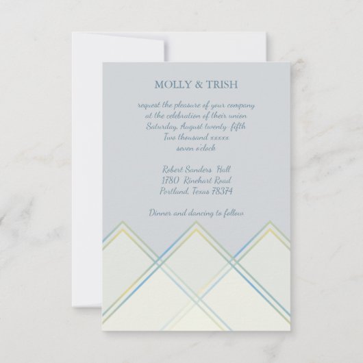 Delicate Transparency Effect on Romantic Couple Kaart (Achterkant)