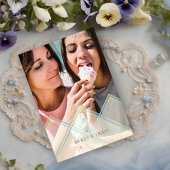 Delicate Transparency Effect on Romantic Couple Kaart