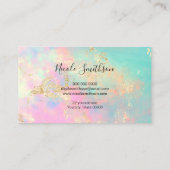 delicate trouwe optische textuur visitekaartje (Achterkant)