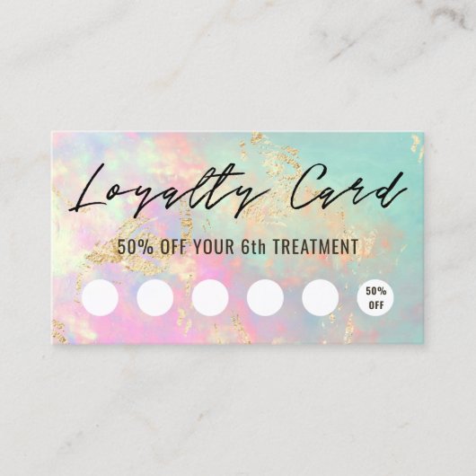 delicate trouwe optische textuur visitekaartje (Voorkant)