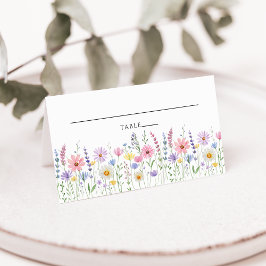Delicate Trouwkaart voor de Wilde Bloemenweide Kaart