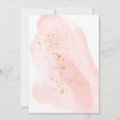 Delicate tuin Bloemen Baby shower per post Kaart (Achterkant)