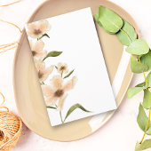 Delicate Tuin Bloemen Monogram Papier Papier