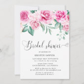 Delicate tuin bloemenelegant vrijgezellenfeest kaart (Voorkant)