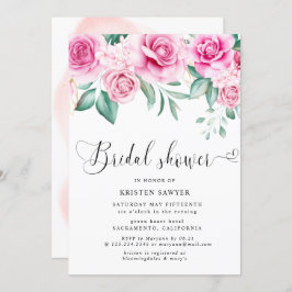 Delicate tuin bloemenelegant vrijgezellenfeest kaart