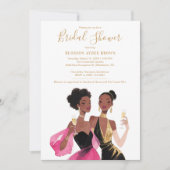 Delicate Two Sophisticated Ladies Bridal Shower Kaart (Voorkant)
