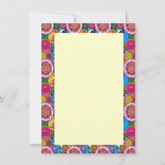 DELICATE uitnodiging voor Pap: EDITABLE-achtergron (Achterkant)