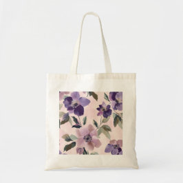 Delicate Violet Blooms Canvas tas - Zachte Paarse 
