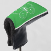 Delicate Vlinder Schets Golfheadcover (3/4 voorkant)