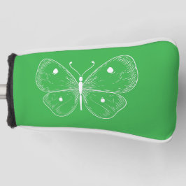 Delicate Vlinder Schets Golfheadcover