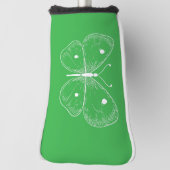 Delicate Vlinder Schets Golfheadcover (Draai 90)