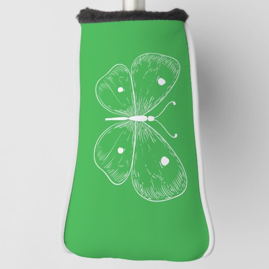 Delicate Vlinder Schets Golfheadcover (Draai 90)