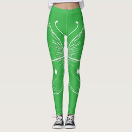 Delicate Vlinder Schets Leggings