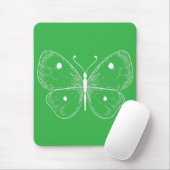 Delicate Vlinder Schets Muismat (Met muis)
