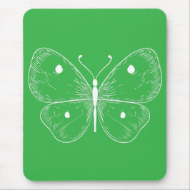 Delicate Vlinder Schets Muismat