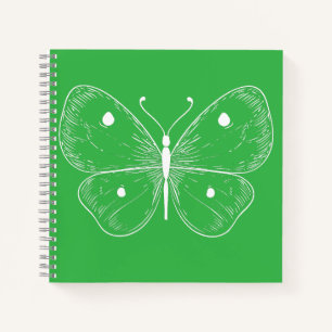 Delicate Vlinder Schets Notitieboek