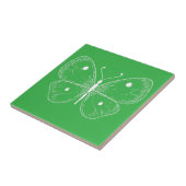 Delicate Vlinder Schets Tegeltje (Zijkant)