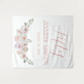 Delicate vrouwelijke blush Fotocabine Wandkleed (Voorkant (horizontaal))