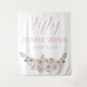 Delicate vrouwelijke blush Fotocabine Wandkleed (Voorkant)