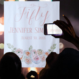 Delicate vrouwelijke blush Fotocabine Wandkleed