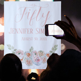 Delicate vrouwelijke blush Fotocabine Wandkleed