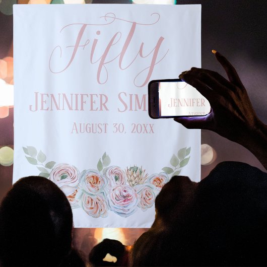 Delicate vrouwelijke blush Fotocabine Wandkleed