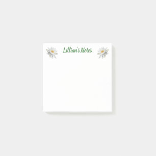 Delicate Water Lily Floral Naam Post-it® Notes
