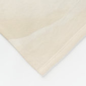 Delicate Watercolor Bloemschildering Fleece Deken (Hoek)