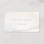 delicate waterverf-achtergrond visitekaartje (Voorkant)