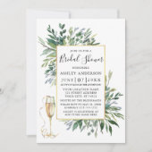 Delicate Waterverf Greenery Glass Sage Green Kaart (Voorkant)