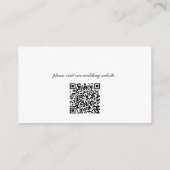 Delicate Waterverf herfst Rozen QR Informatiekaartje (Achterkant)