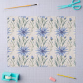 Delicate Waterverf korenbloemen Decoupage Tissuepapier (Craft)