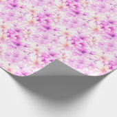 Delicate Waterverf Roze Bloemen Cadeaupapier (Hoek)