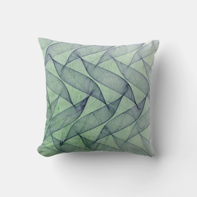 Delicate Wave Fractal Pillow Kussen (Voorkant)