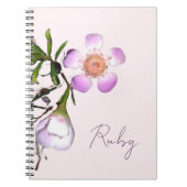 Delicate Wax Flower Bloom Notitieboek (Voorkant)
